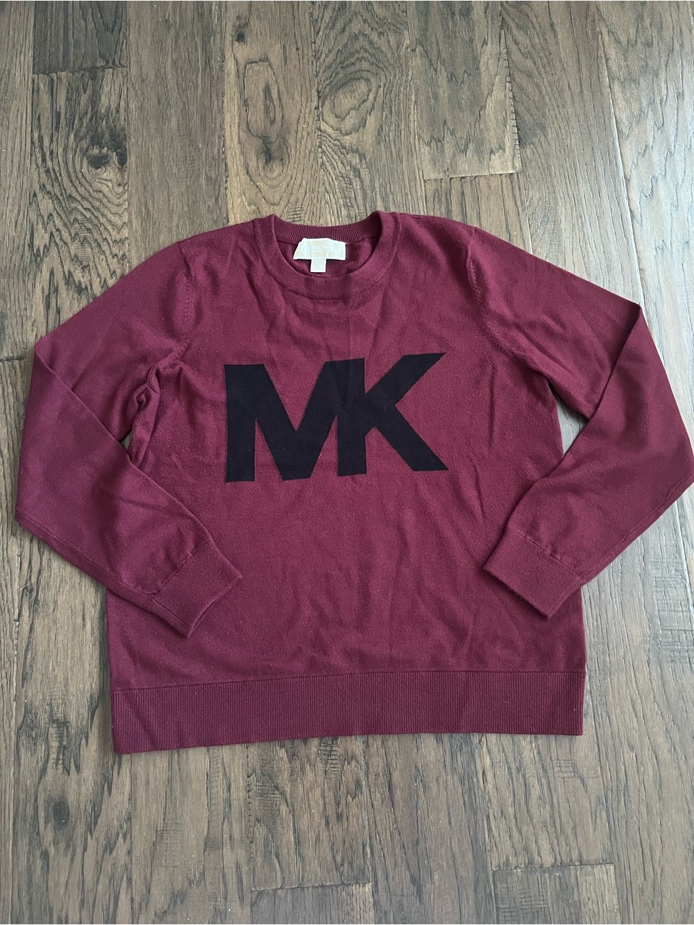 Michael Kors Women’s MK Logo Crewneck Sweater